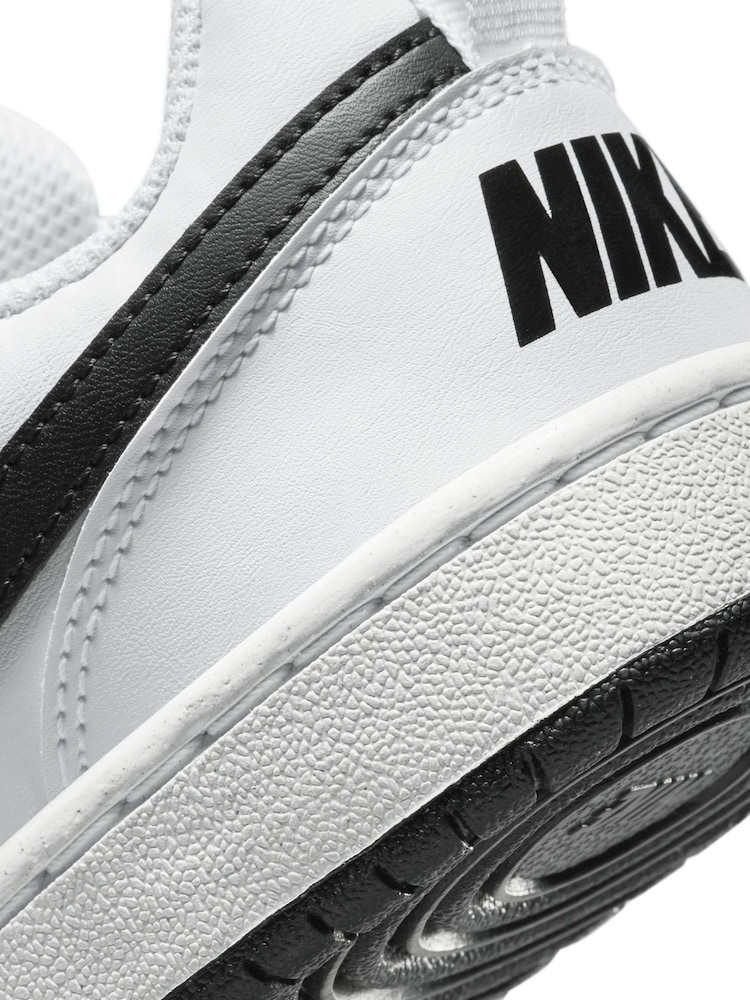 Bela/črna - Nike športni copati Youth Court Borough Low Recraft - Slika 11 iz 11