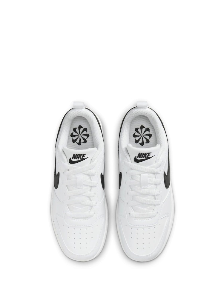 Wit/zwart - Nike Youth Court Borough Low Recraft sneakers - Image 7 of 10