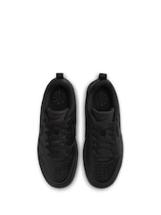 Nike Black Youth Court Borough Low Recraft Trainers - Image 13 of 16