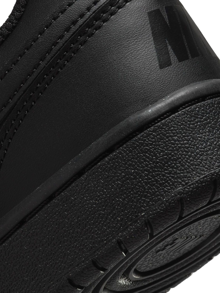 Schwarz - Nike Teenager Court Borough Recraft Niedrige Turnschuhe - Bild 16 von 16 Schwarz - Nike Teenager Court Borough Recraft Niedrige Turnschuhe - Bild 16 von 16