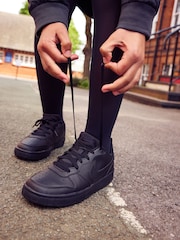 Nike Black Youth Court Borough Low Recraft Trainers - Image 2 of 16