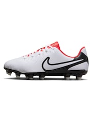 Nike White Kids Tiempo Legend 10 Club Multi Ground Football Boots - Image 2 of 11