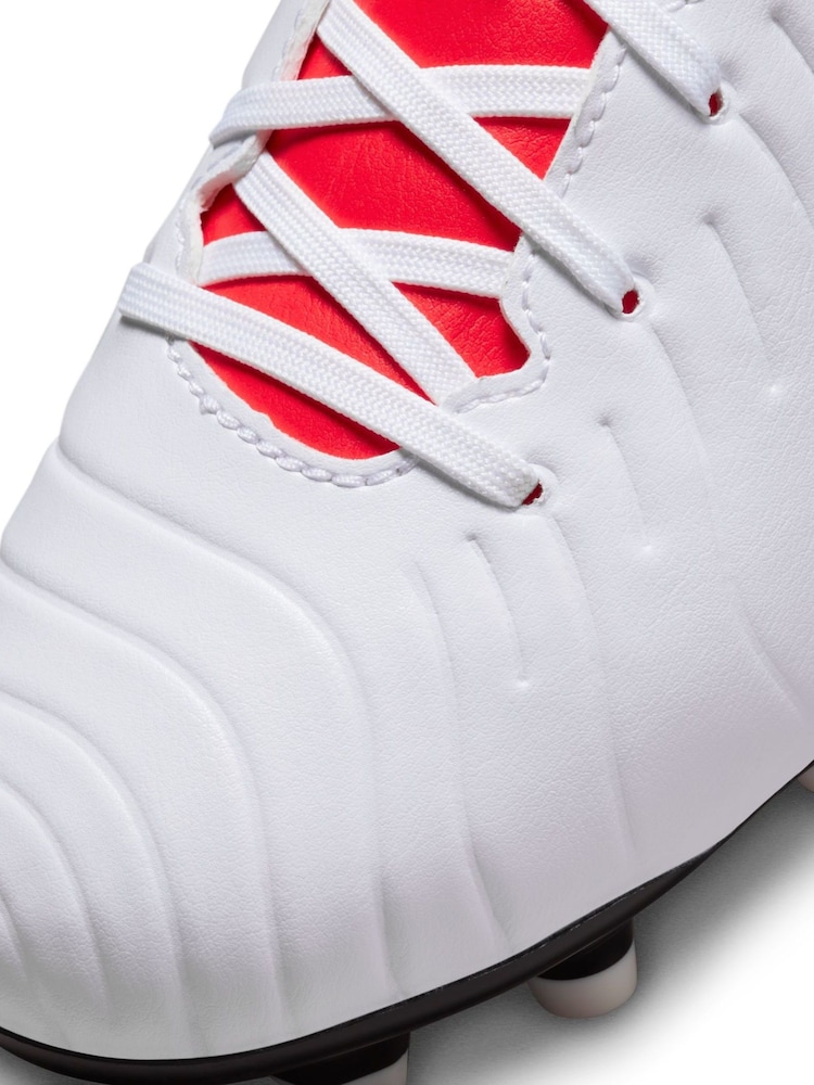 Blanc - Nike Kids Tiempo Legend 10 Club Multi Ground Football Boots - Image 9 of 11