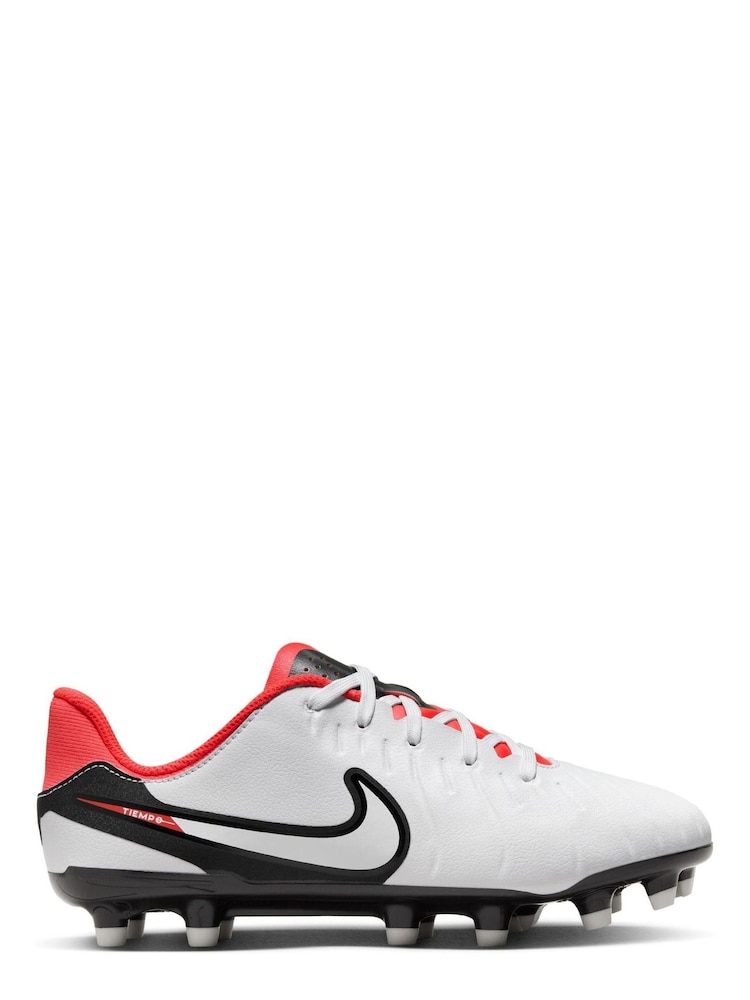 Nike White Kids Tiempo Legend 10 Academy Multi Ground Football Boots - Image 1 of 11