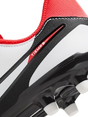 Nike White Kids Tiempo Legend 10 Academy Multi Ground Football Boots - Image 10 of 11