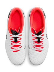Nike White Kids Tiempo Legend 10 Academy Multi Ground Football Boots - Image 11 of 11