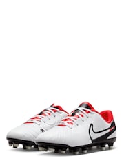 Nike White Kids Tiempo Legend 10 Academy Multi Ground Football Boots - Image 2 of 11