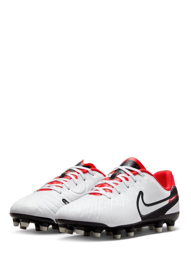 Nike White Kids Tiempo Legend 10 Academy Multi Ground Football Boots - Image 2 of 11