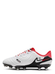 Nike White Kids Tiempo Legend 10 Academy Multi Ground Football Boots - Image 5 of 11