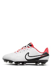 Nike White Kids Tiempo Legend 10 Academy Multi Ground Football Boots - Image 7 of 11