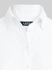 Lauren Ralph Lauren Broono Button Front Linen Shirt - Image 10 of 10