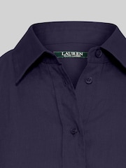 Lauren Ralph Lauren Karrie Long Sleeve Linen Shirt - Image 9 of 9