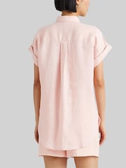 Lauren Ralph Lauren Broono Button Front Linen Shirt - Image 3 of 9