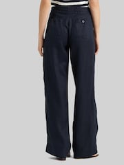 Lauren Ralph Lauren White Jovon 100% Linen Wide-Leg Trousers - Image 3 of 6