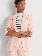 Lauren Ralph Lauren Pink Angona Blazer - Image 1 of 6