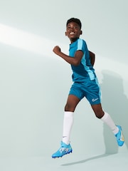 Nike Blue Jr. Mercurial Zoom Vapor 15 Kylian Mbappe Firm Ground Football Boots - Image 1 of 13