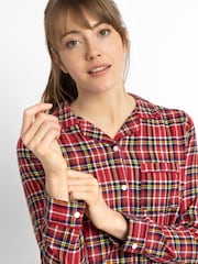 JoJo Maman Bébé Red Women's Tartan Pyjama Set - Image 5 of 6