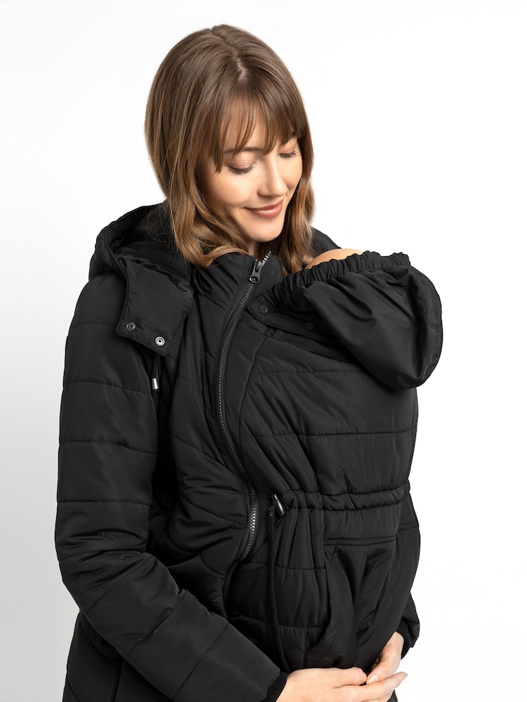 JoJo Maman Bébé Black Zip-in Carrier Panel - Image 4 of 4