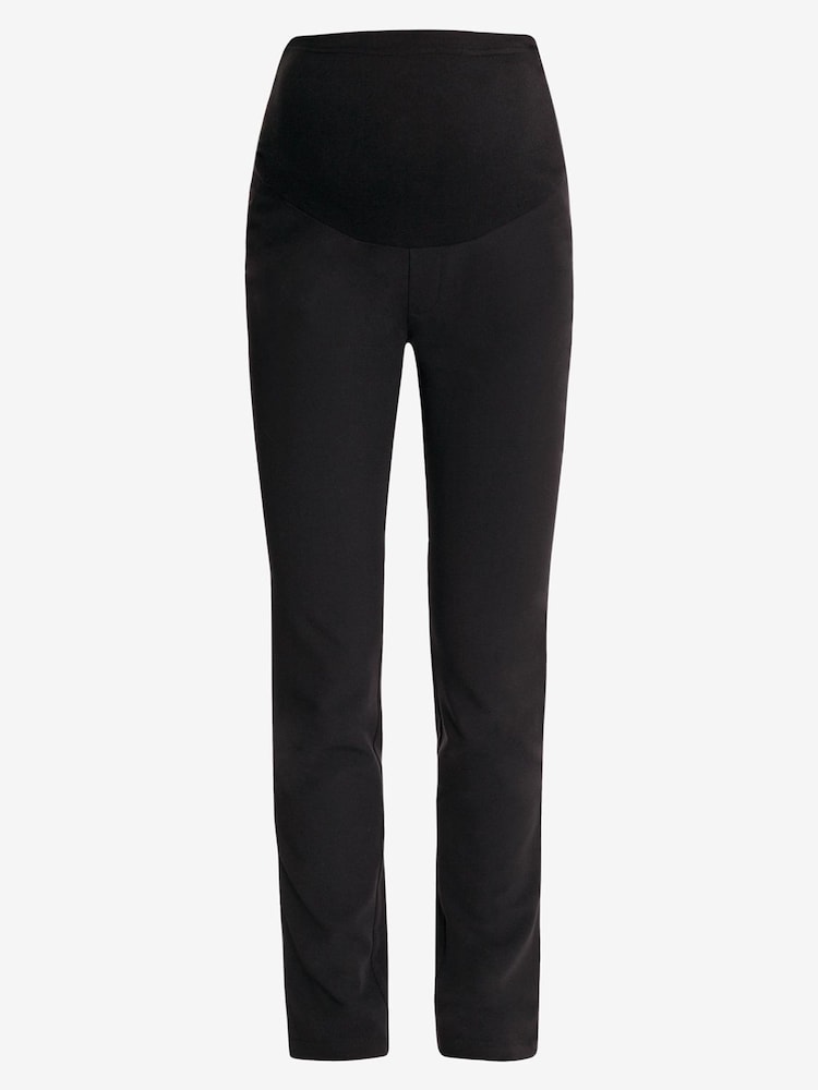 JoJo Maman Bébé Black Tailored Straight Leg Maternity Trousers - Image 4 of 4
