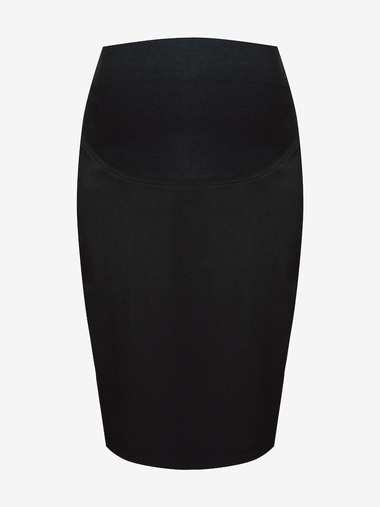 JoJo Maman Bébé Black Tailored Maternity Pencil Skirt - Image 4 of 4