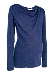 JoJo Maman Bébé Navy Cowl Neck Nursing Top - Image 5 of 5