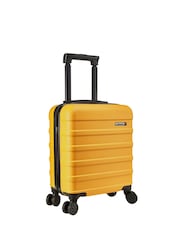 أصفر - حقيبة سفر بعجلات أربع من Cabin Max Anode بحجم مناسب لمقاعد Easyjet وتحت المقعد بحجم 45 سم - صورة 3 من 6
