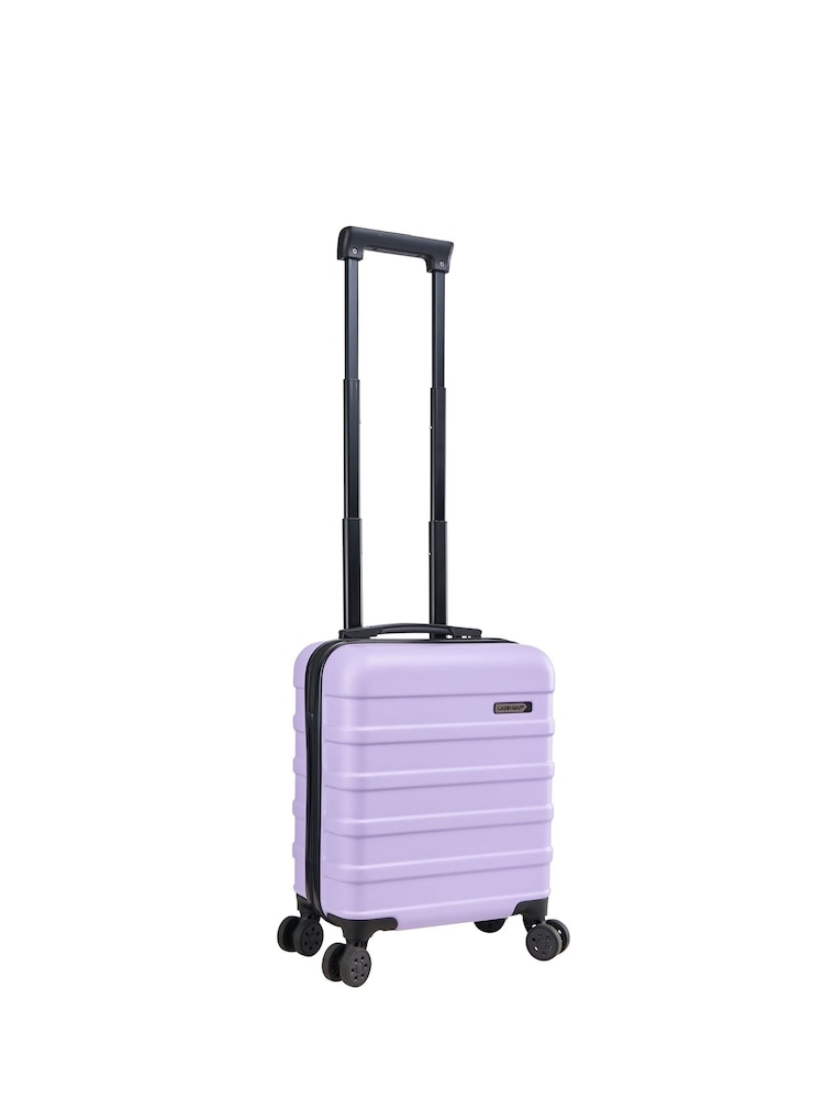 Cabin Max Purple Anode Four Wheel Carry On Easyjet Sized Underseat 45cm Suitcase - Image 3 of 7