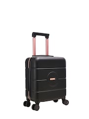 Cabin Max Black Rose Anode Four Wheel Carry On Easyjet Sized Underseat 45cm Suitcase - Image 1 of 8