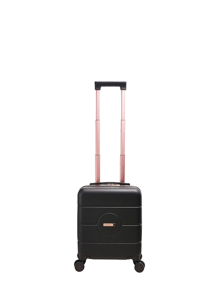 Cabin Max Black Rose Anode Four Wheel Carry On Easyjet Sized Underseat 45cm Suitcase - Image 2 of 8