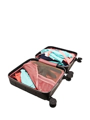 Cabin Max Black Rose Anode Four Wheel Carry On Easyjet Sized Underseat 45cm Suitcase - Image 8 of 8