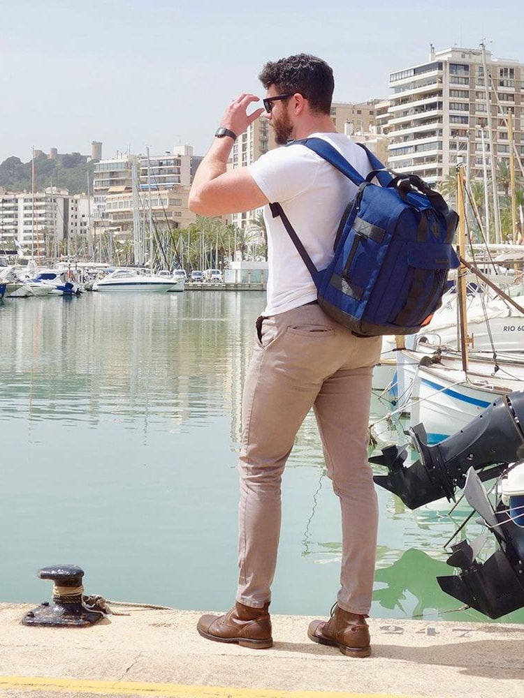 Cabin Max Blue Memphis 24 Litre 40cm Travel Backpack - Image 2 of 7