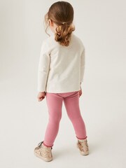 Rose Pink Basic Leggings (3mths-7yrs) - Image 3 of 5