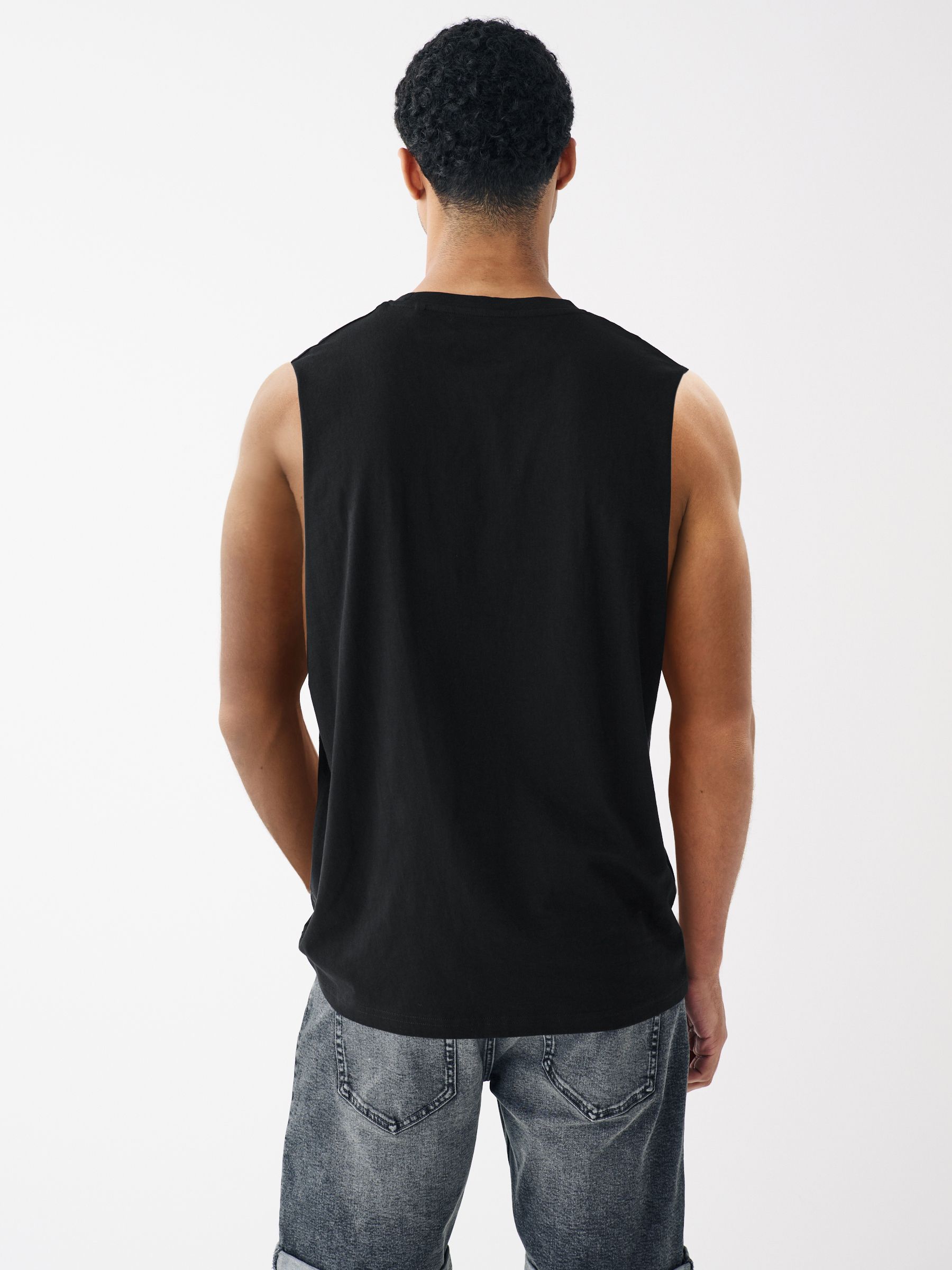 Buy Black Tank Top Vest from Next Canada