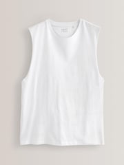 White Tank Top Vest - Image 6 of 6