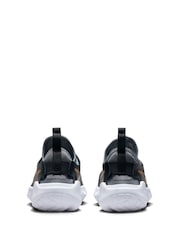 Nike Black/Gold Flex Runner 2 Junior Trainers - Image 6 of 10