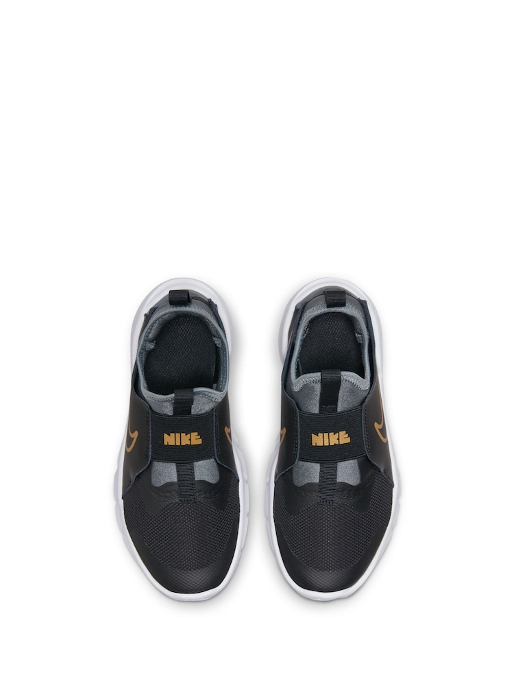 Nike Black/Gold Flex Runner 2 Junior Trainers - Image 7 of 10