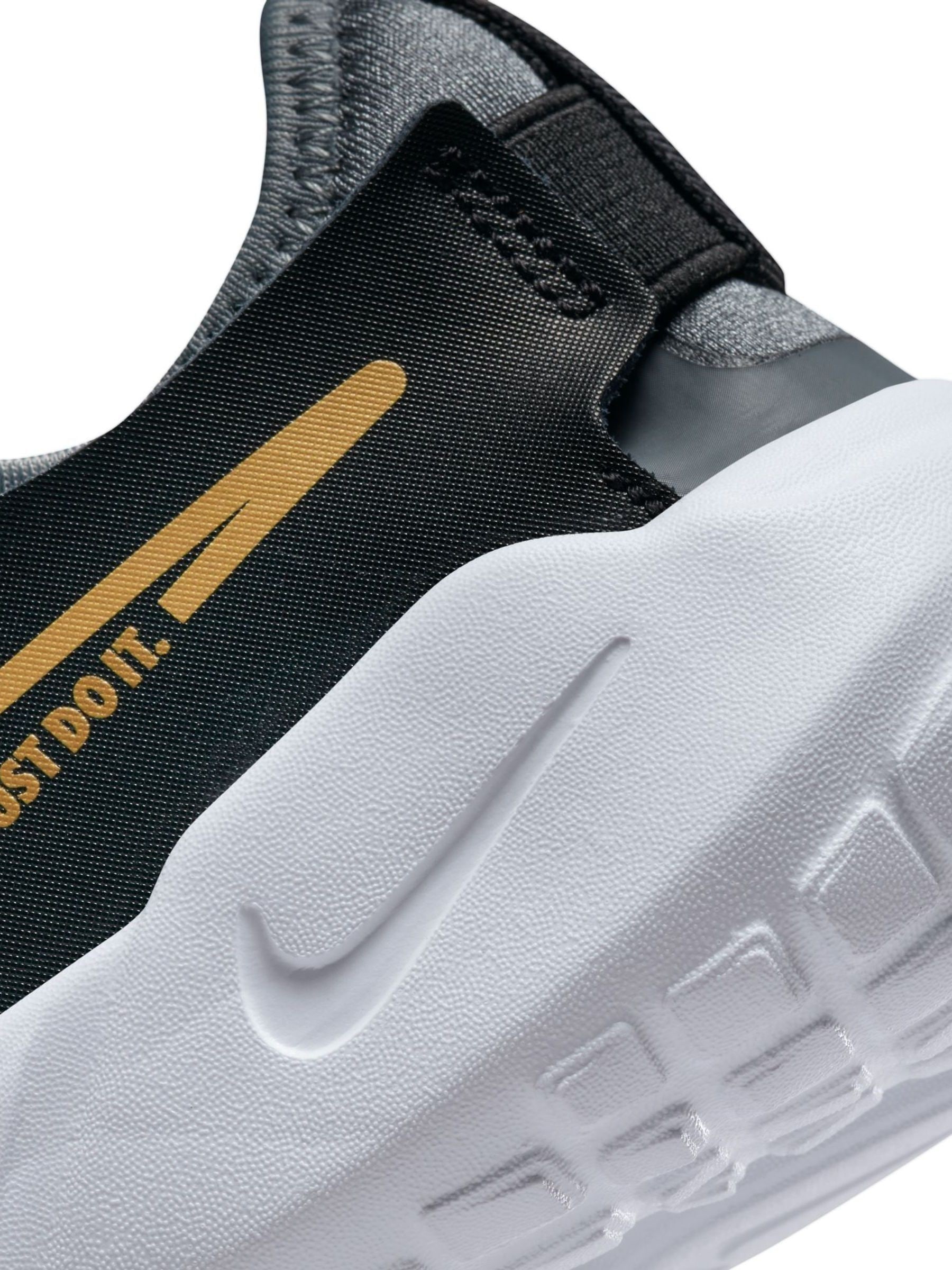Buy Nike Black Gold Flex Runner 2 Junior Trainers from Next Luxembourg