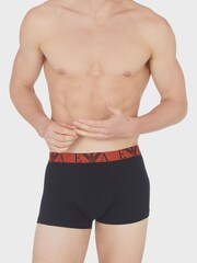 Black/Mixed Waistband - Emporio Armani Boxers 3 Pack - Image 2 of 4