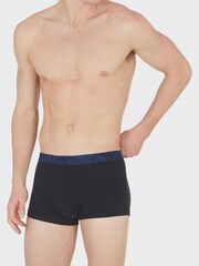 Black/Mixed Waistband - Emporio Armani Boxers 3 Pack - Image 4 of 4