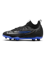 Nike Black Jr. Phantom Club Dynamic Firm Ground Football Boots - Image 4 of 11