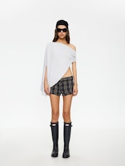 Lioness Grey Reborn Draped Oversized Poncho - Image 1 of 5