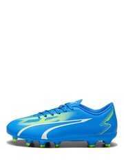 Puma Blue Ultra Play Kids Firmground Football Boots - Image 2 of 5
