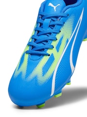 Puma Blue Ultra Play Kids Firmground Football Boots - Image 5 of 5
