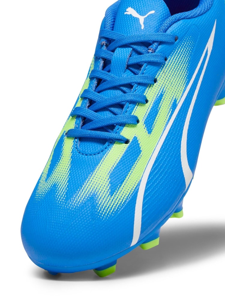 Puma Blue Ultra Play Kids Firmground Football Boots - Image 5 of 5