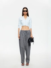 Lioness Blue Aura Relaxed High Waisted Pants - Image 1 of 5