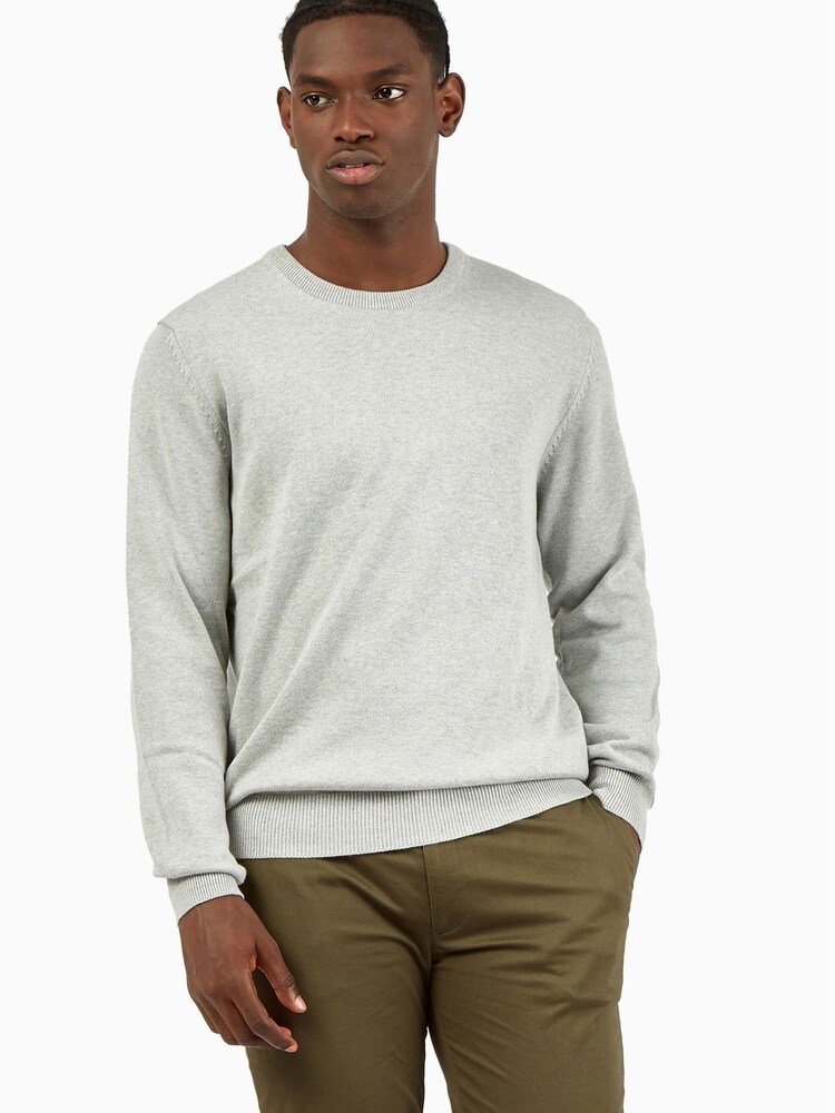 Ben Sherman Natural Signature Knitted Crew Neck Jumper - Image 1 of 7
