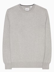 Ben Sherman Natural Signature Knitted Crew Neck Jumper - Image 5 of 7