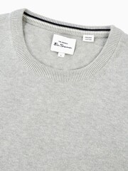 Ben Sherman Natural Signature Knitted Crew Neck Jumper - Image 6 of 7