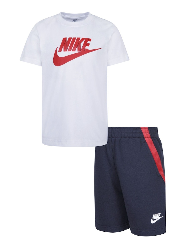 Nike Black/White/Red Little Kids T-Shirt and Shorts Set - Image 1 of 8
