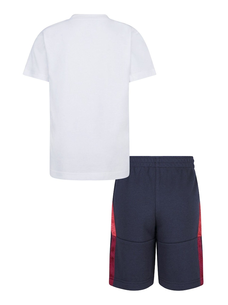 Nike Black/White/Red Little Kids T-Shirt and Shorts Set - Image 2 of 8